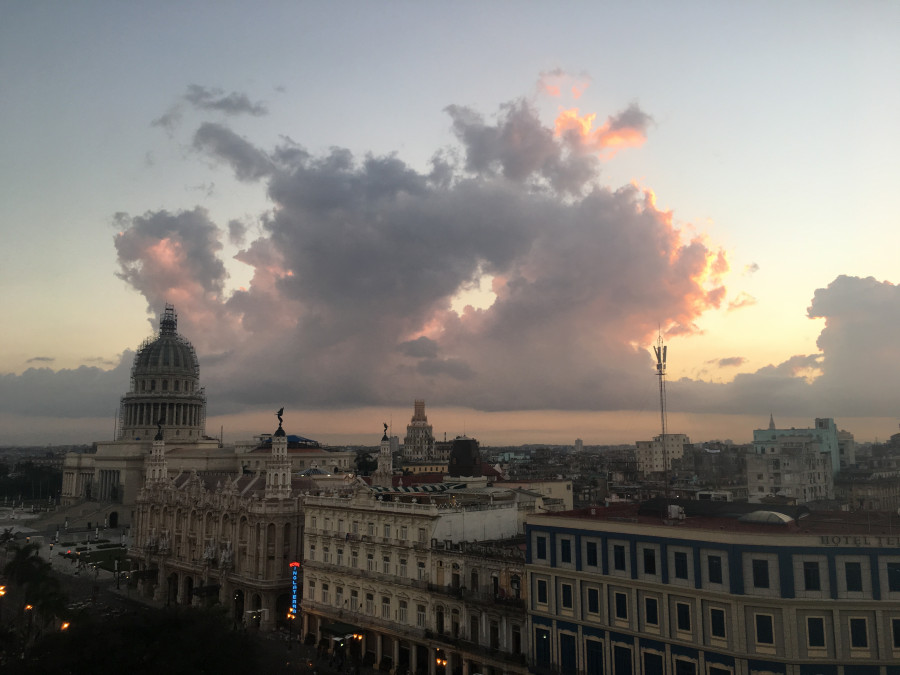 Capitolio At Sunset, Havana, Cuba, Accounting Play